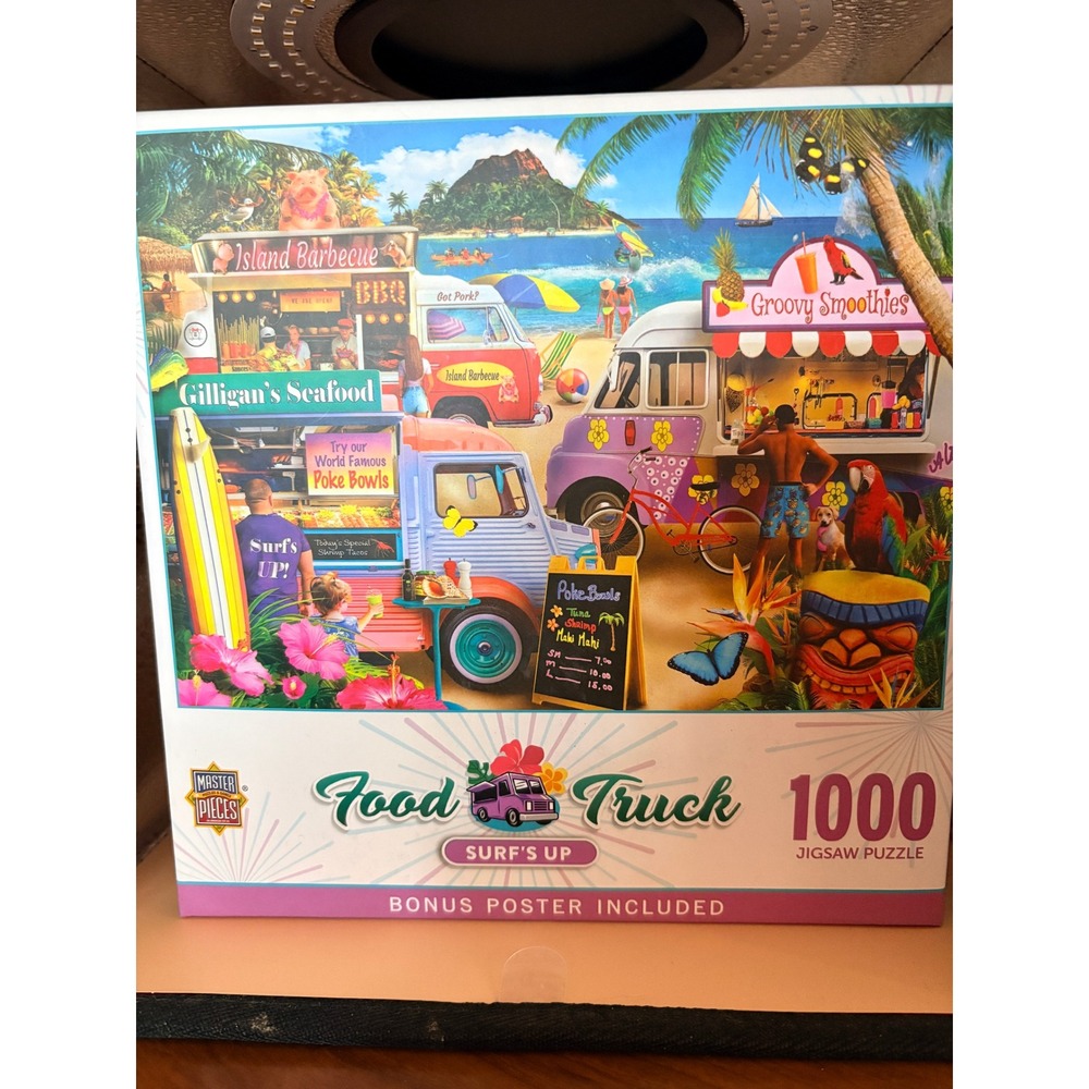 Master Pieces Food Truck Surfs Up Puzzle 1000 Pieces